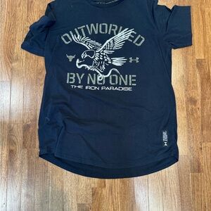 Project Rock Under Armour Black Graphic T-Shirt